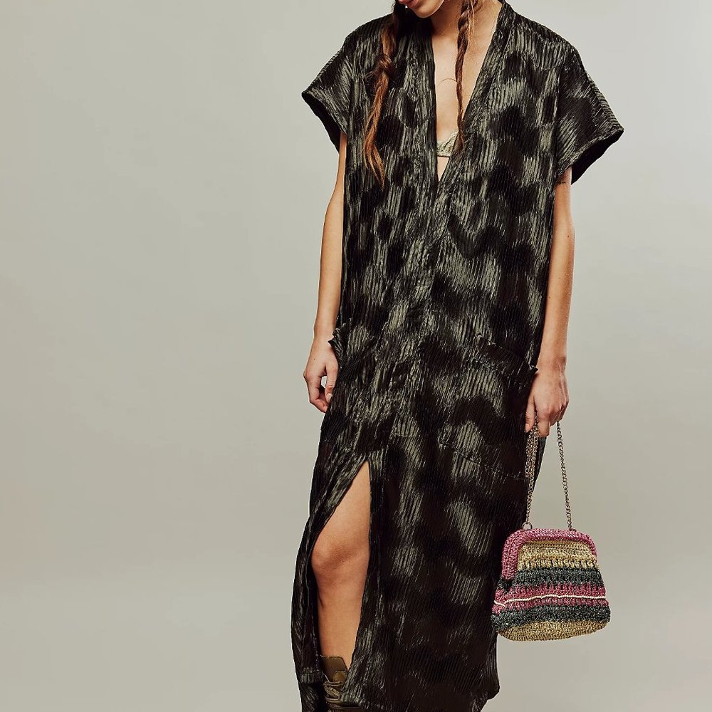 Free People Wrinkle In Time Maxi Kaftan O/S